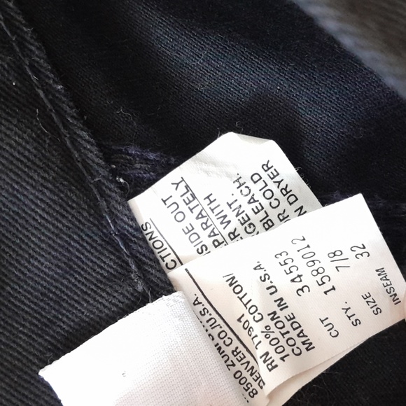 ROCKIES Ladies Vintage Black Denim Jeans - Picture 7 of 8